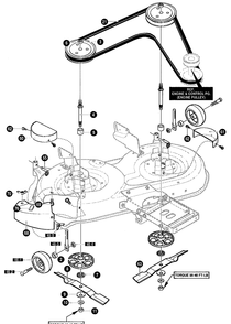 Part Location Diagram of 56252E701 Murray DISCONTINUED